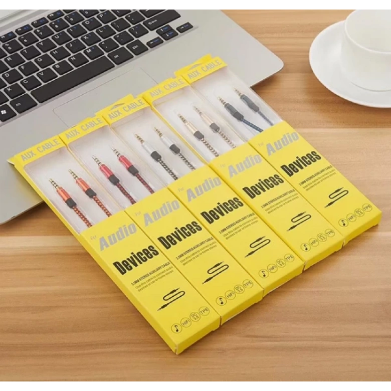 Ally Ss45 3,5mm Aux Stereo 1,50 Metre Halat Ses Kablosu