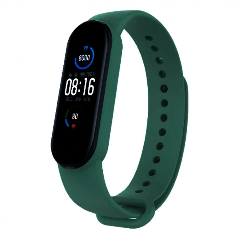 ALLY Xiaomi Band 5 Akıllı Bileklik İçin Silikon Kayış Kordon