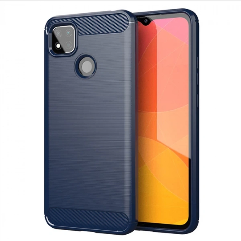 ALLY Xiaomi Redmi 9C Brushed Carbon Fiber Silikon Kılıf
