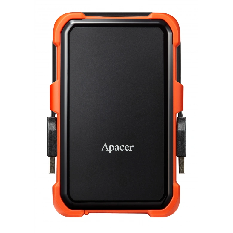 Apacer AC630 Siyah-Turuncu 1 TB Askeri Sınıf Darbeye Dayanıklı 2.5 USB 3.1 Taşınabilir Harddisk (AP1TBAC630T-1)