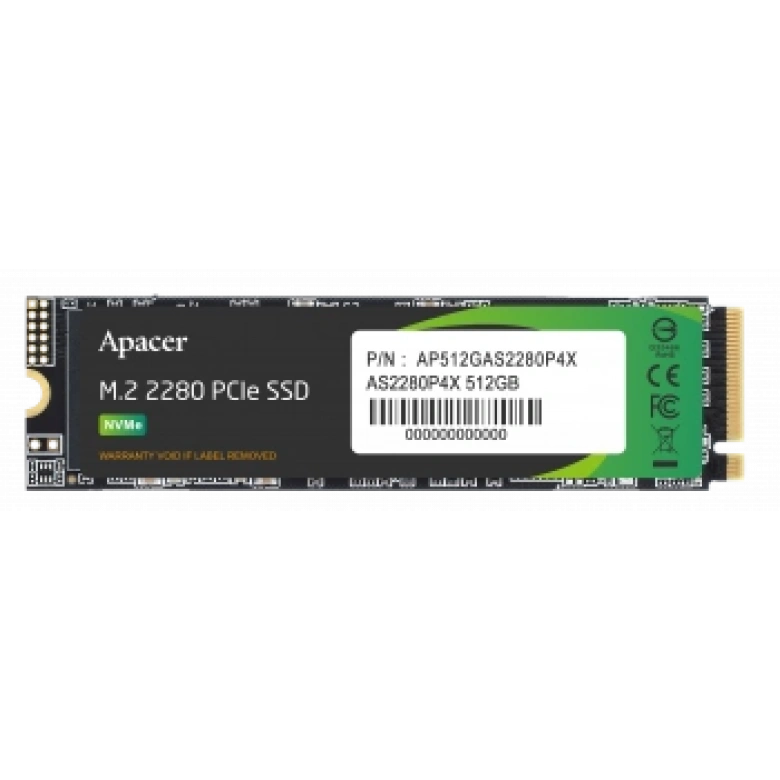 Apacer AS2280P4X-1 512 GB 2100-1500 MB/s M.2 PCIe Gen3x4 SSD (AP512GAS2280P4X-1)