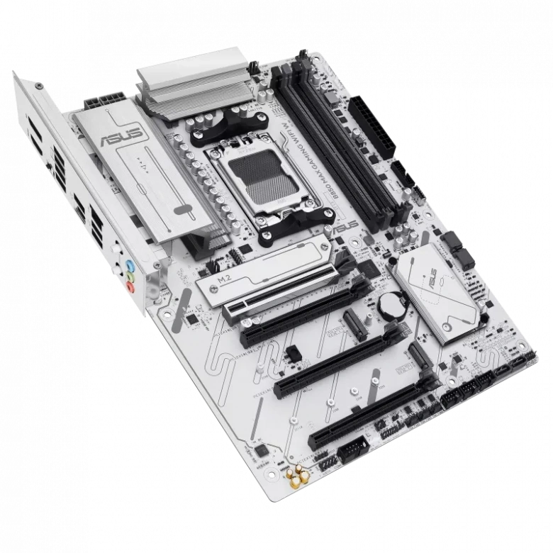 ASUS B850 MAX GAMING WIFI 7 AMD AM5 DDR5 ANAKART BEYAZ