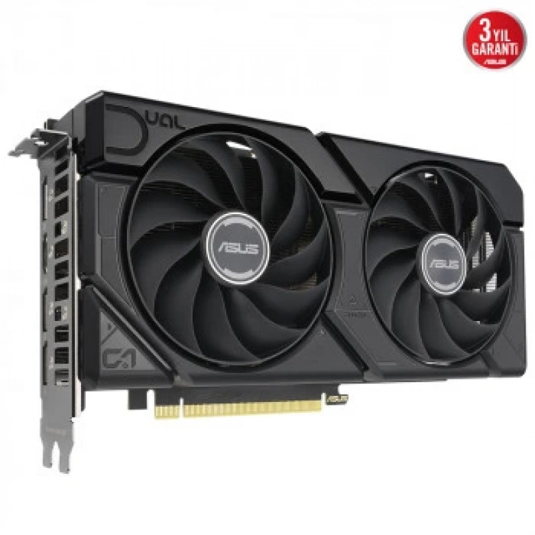 Asus DUAL-RX7600XT-O16G 16GB 128BT GAMING EKRAN KARTI