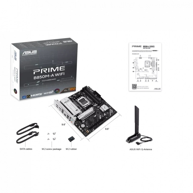 ASUS PRIME B850M-A WIFI AMD AM5 DDR5 ANAKART