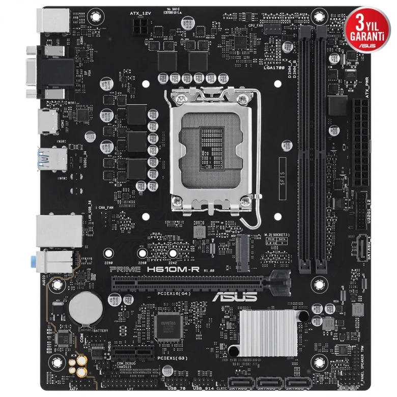ASUS PRIME H610M-R D5-SI  DDR5  MATX 1700P