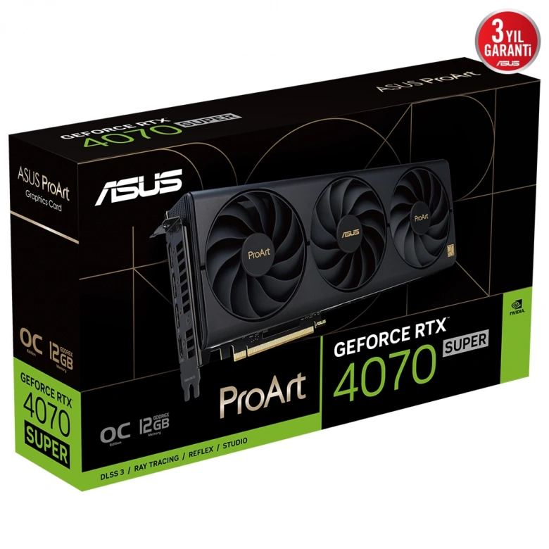 Asus PROART-RTX4070S-O12G GDDR6X 192Bit DX12