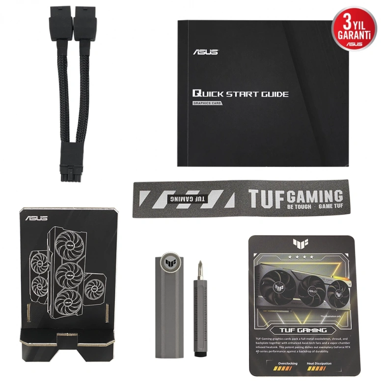 ASUS TUF-RTX4070TIS-O16G-GAMING 16GB GDDR6X DLSS3 HDMI DP 256BİT