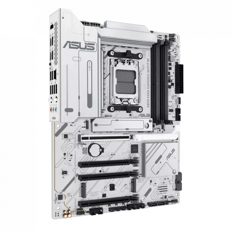 ASUS X870 MAX GAMING WIFI 7 AMD AM5 DDR5 ANAKART BEYAZ