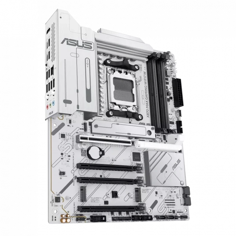 ASUS X870 MAX GAMING WIFI 7 AMD AM5 DDR5 ANAKART BEYAZ