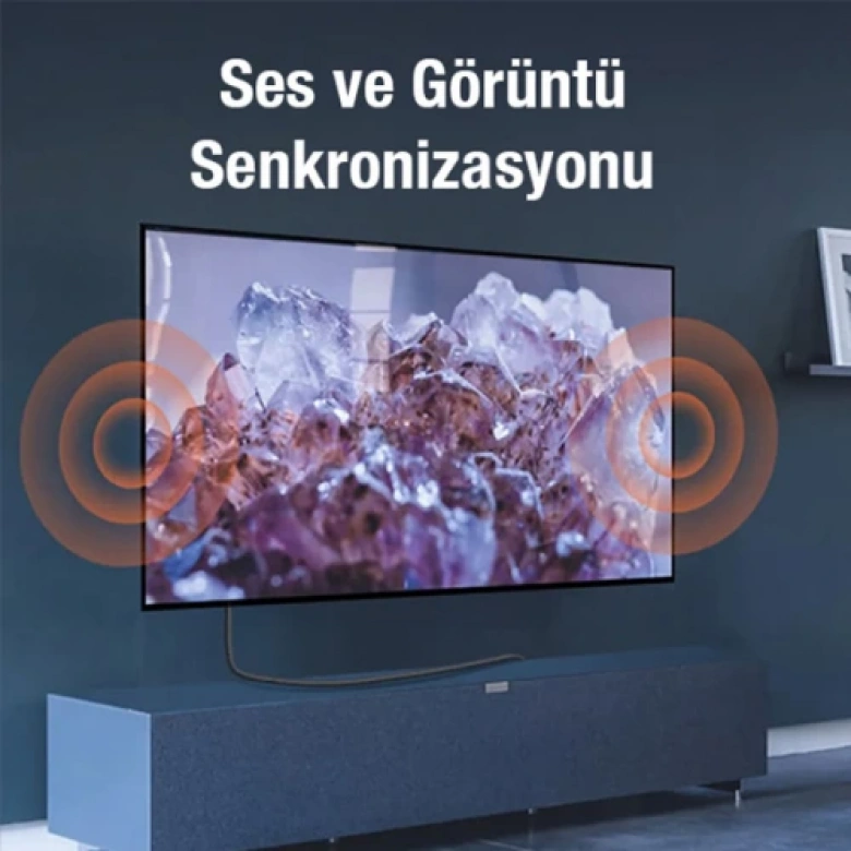 Baseus Enjoyment Series 4K Male To 4K Male HDMI Kablosu 50cm