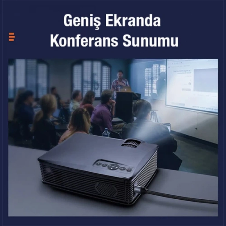 Baseus Enjoyment Series 4K Male To 4K Male HDMI Kablosu 50cm