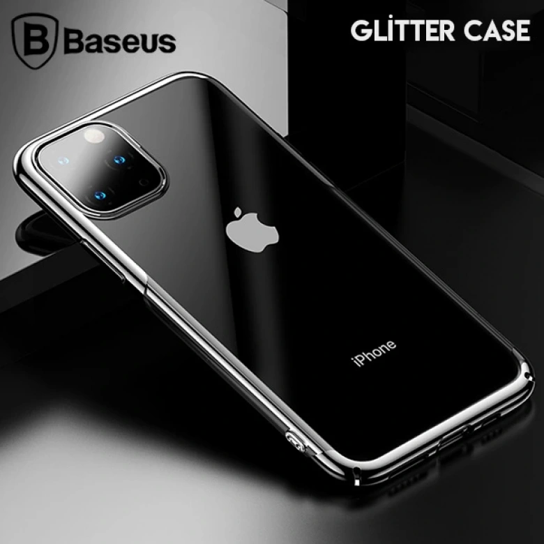 Baseus Glitter Case İPhone 11 Pro 5.8  Şeffaf Lüx Silikon Kılıf
