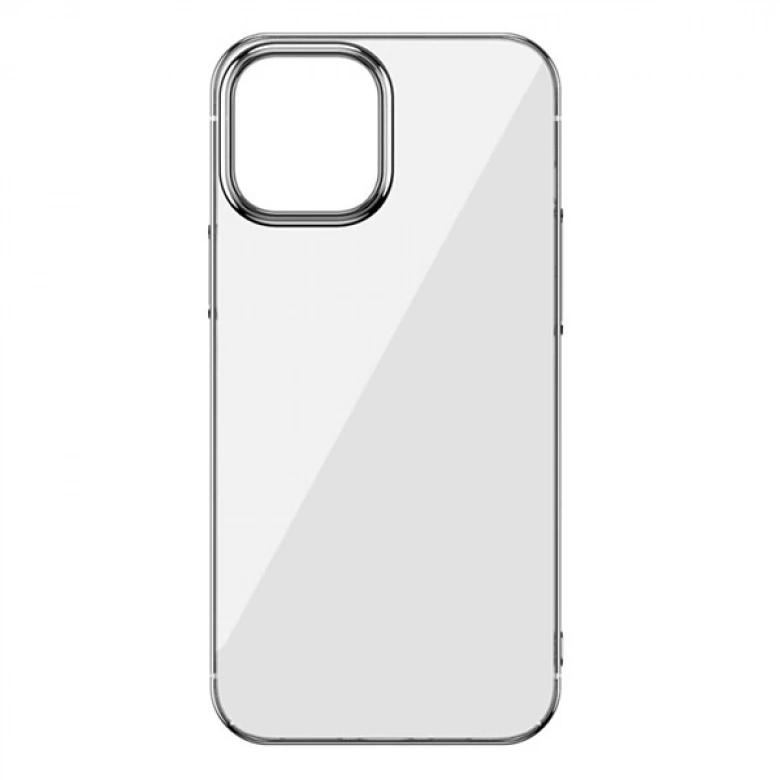 Baseus Glitter Case İPhone 12 Mini 5.4  Şeffaf Lüx Silikon Kılıf Soft TPU Kılıf