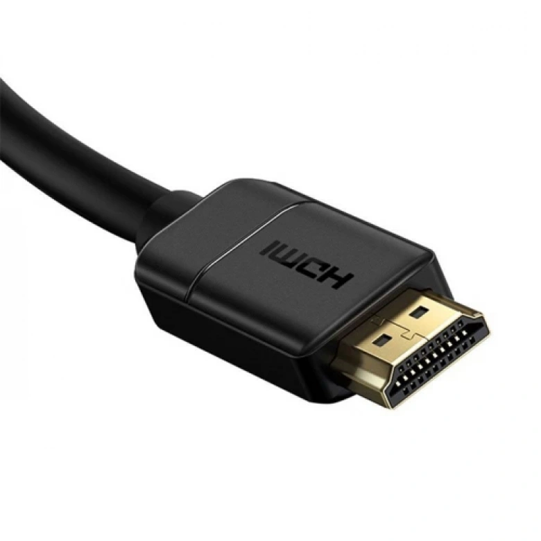 Baseus High Definition HDMI To HDMI Yüksek Çözünürlüklü Görüntü Kablosu - 4K 60Hz 3D HDR 18Gbps 1m