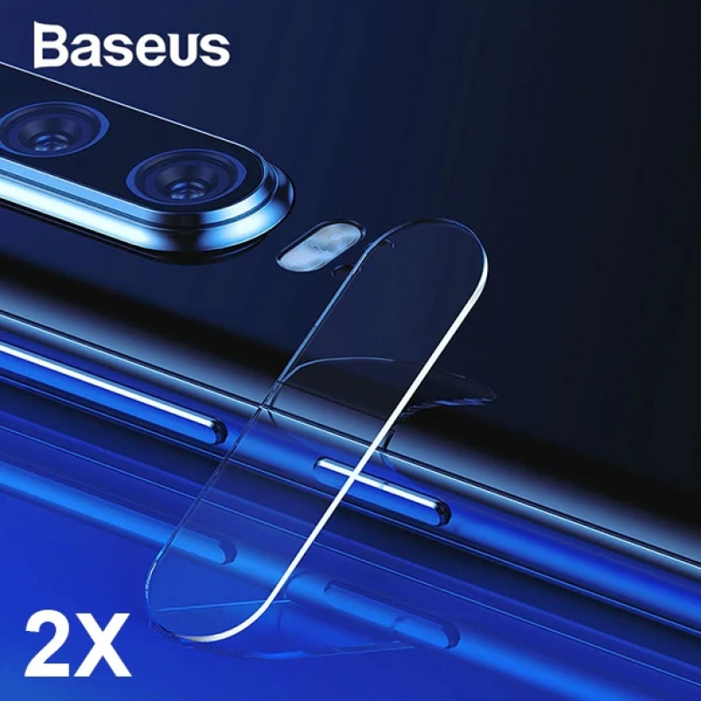 Baseus Huawei P30 Kamera Lens Koruma Camı 2 Adet Set