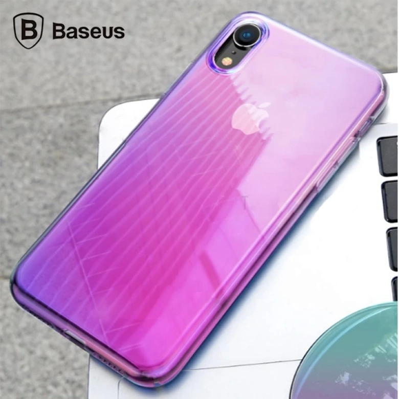 Baseus İphone Xr 6.1 Glow Case Şeffaf Silikon Kılıf