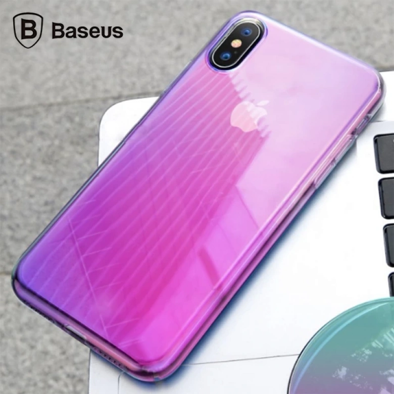 Baseus İPhone Xs Max Glow Case Şeffaf Silikon Kılıf