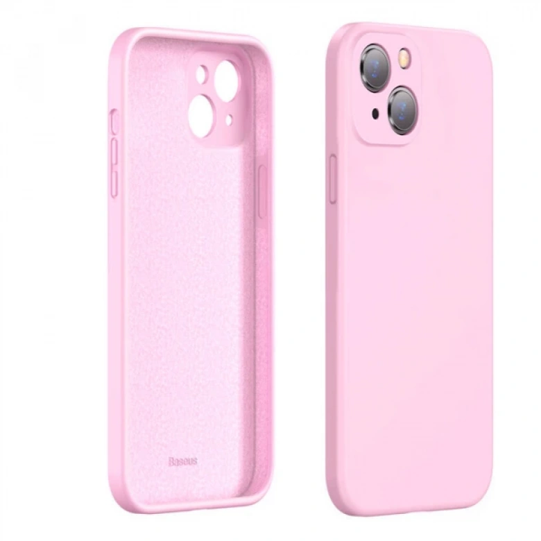 Baseus Liquid iPhone 13 6.1 Kılıf Kamera Korumalı İçi Kadife Silikon Kılıf