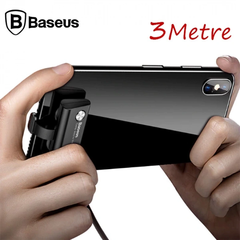 Baseus Suction Cup 3 Metre İphone İçin Oyuncu Usb Kablosu