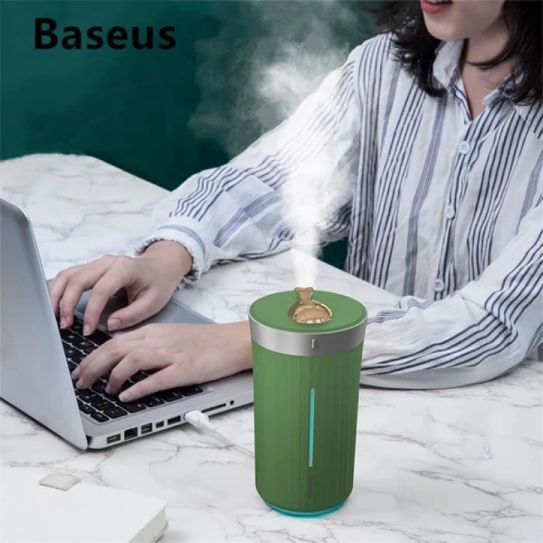 Baseus Whale Araç ve Ev Ultrasonik Hava Nemlendirici Gece Lambası