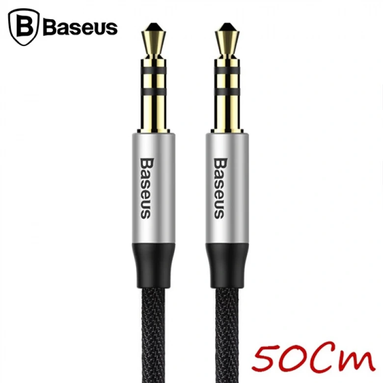 Baseus Yiven M30 3.5mm Aux Kablo 0.50cm Kısa Halat Aux Kablo