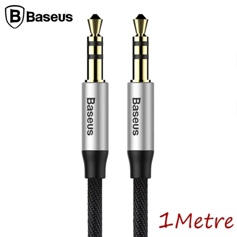 Baseus Yiven M30 3.5mm Aux Kablo 1metre Halat Aux Kablo