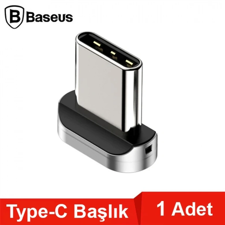 Baseus Zinc Magnetic Manyetik Usb Type C Başlık