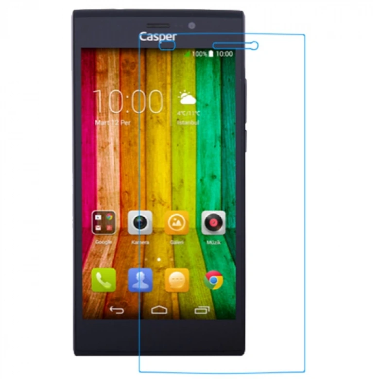 Casper Via V6x Tempered Kırılmaz Cam Ekran Koruyucu