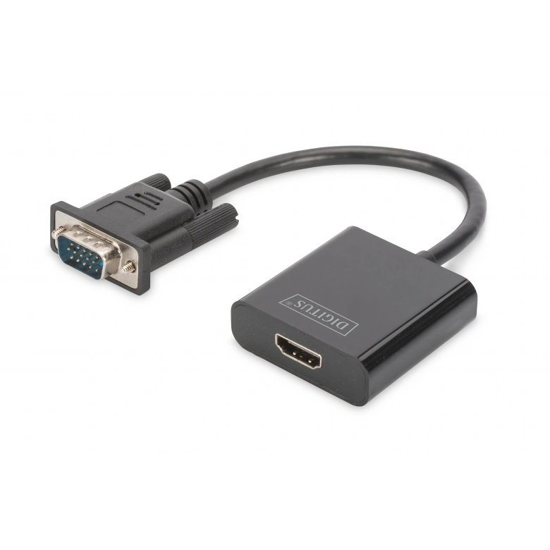 DIGITUS DA-70473 VGA HDMI ÇEVİRİCİ +SES FHD