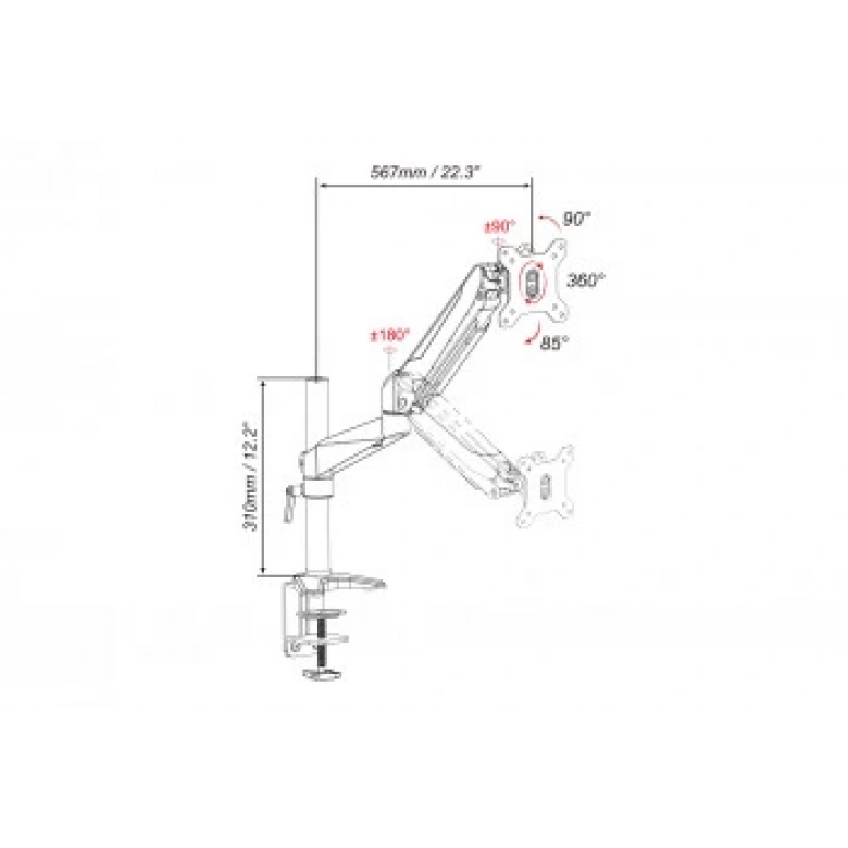 DIGITUS DA-90351 MONİTÖR ASKI APARATI
