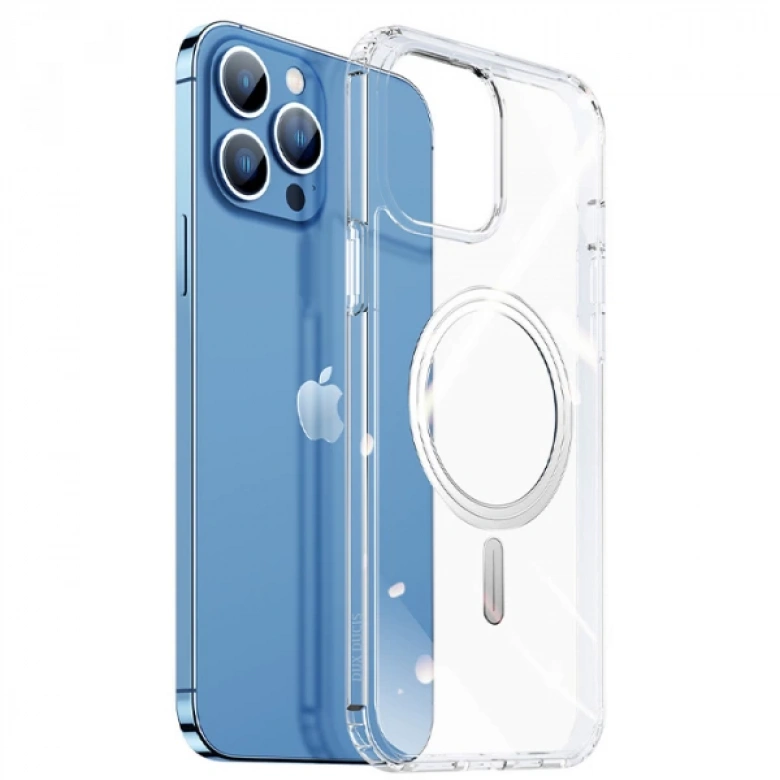 Dux Ducis Clin Mag Series iPhone 14 Pro Max 6.7 Magsafe Uyumlu Manyetik Silikon Kılıf