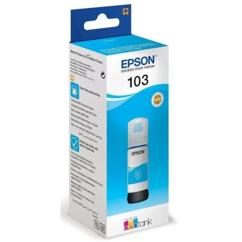 EPSON C13T00S24A 103 MAVİ MÜREKKEP ŞİŞESİ