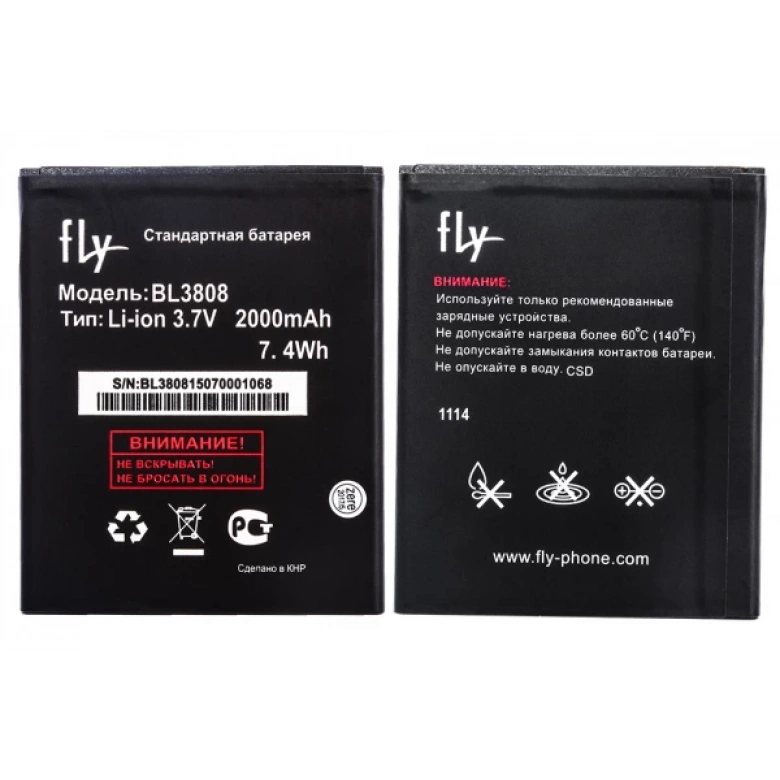 Fly Bl3808 İq456 Pil Batarya