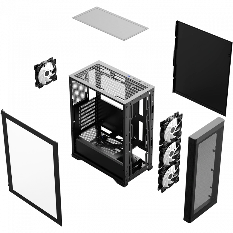 FRISBY FC-9480G 600W 80+ BRONZE 4X RGB MESH GAMING