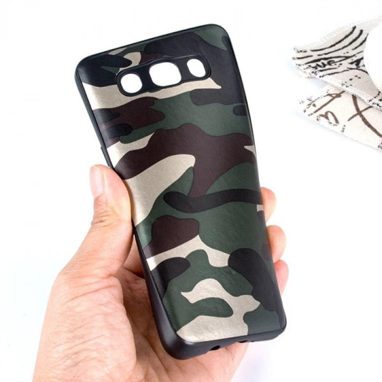 Galaxy J3 Pro J3 2017 J330 Kamuflaj Darbe Emici Silikon Kılıf