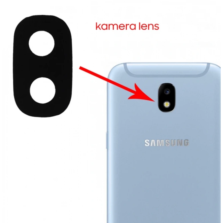 Galaxy J330 J3 2017, J530 J5 2017 ,J730 J7 2017 İçin Kamera Lens Kapak