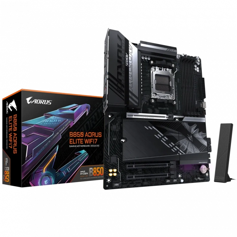 GIGABYTE ANAKART AMD AM5 ATX B850 AORUS ELITE WF7