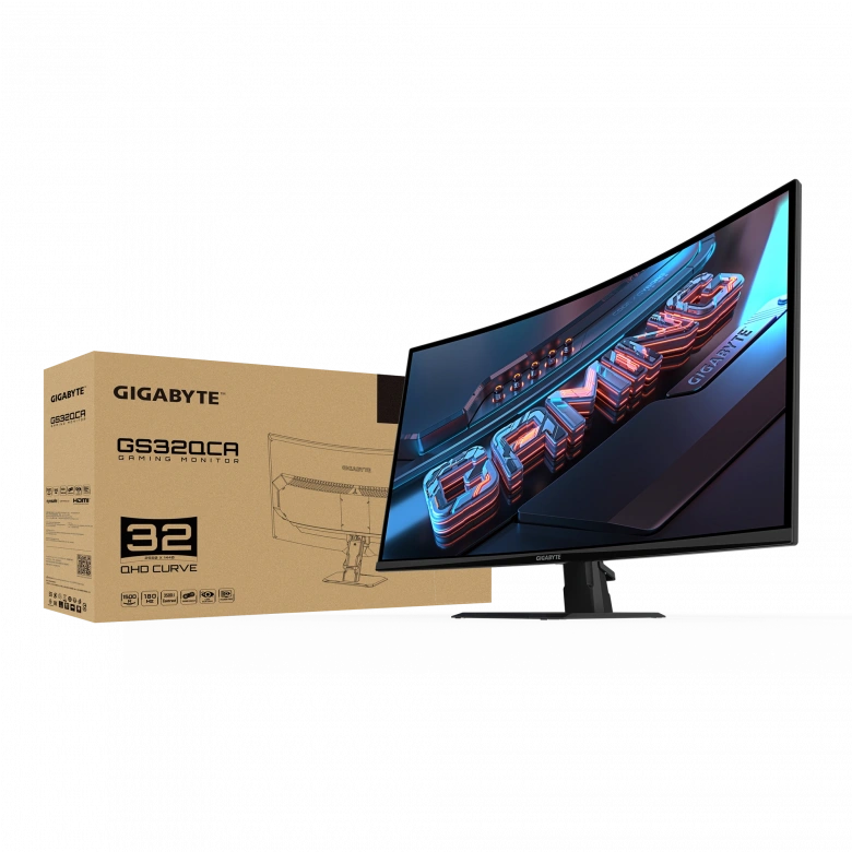 GIGABYTE GS32QCA 31.5 180HZ 1MS HDMI MONITOR
