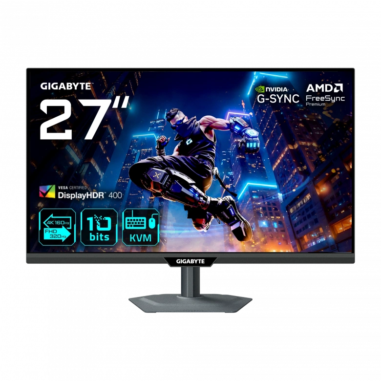 GIGABYTE M27UP 27 4K 160HZ FHD 320HZ 1MS MONITOR
