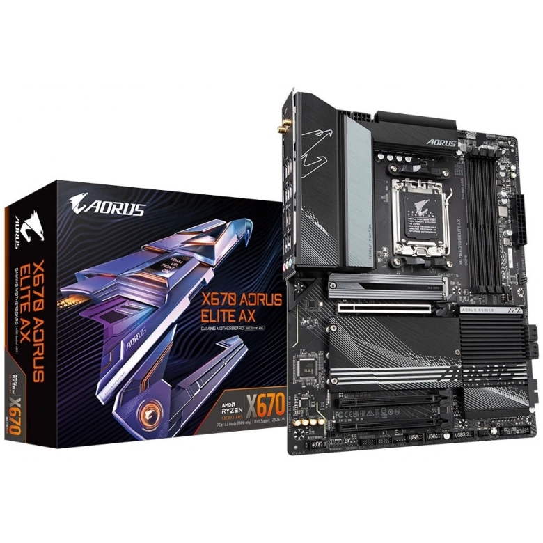 GIGABYTE X670-AORUS-ELITEAX DDR5 666(OC) HDMI AM5