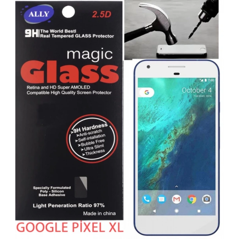 Google Pixel X Temperedl Kırılmaz Cam Ekran Koruyucu