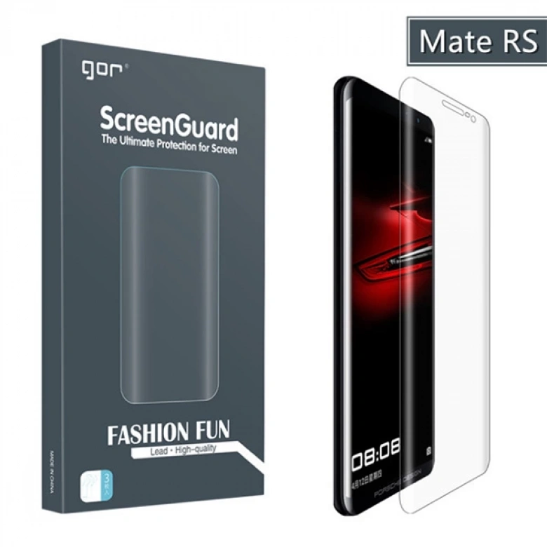 Gor Huawei Mate Rs 3d Kavisli Darbe Emici Full Ekran Koruyucu 2 Adet Set