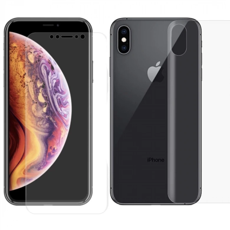 Gor  İphone X,Xs 3d Ön Arka Darbe Emici Full Pet Koruyucu