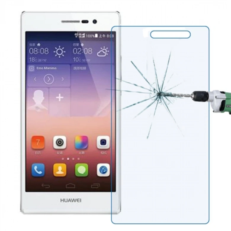 Huawei Ascend P7 Tempered Kırılmaz Cam Ekran Koruyucu