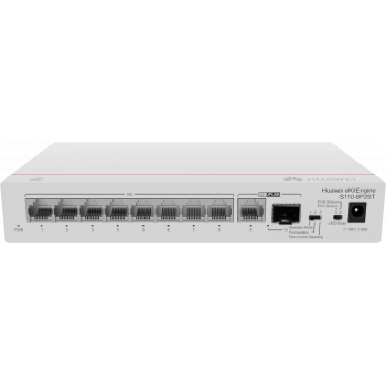HUAWEI eKIT ENGINE S110-8P2ST 124W 10 PORT 20GBIT/S YÖNETİLEMEZ SWITCH