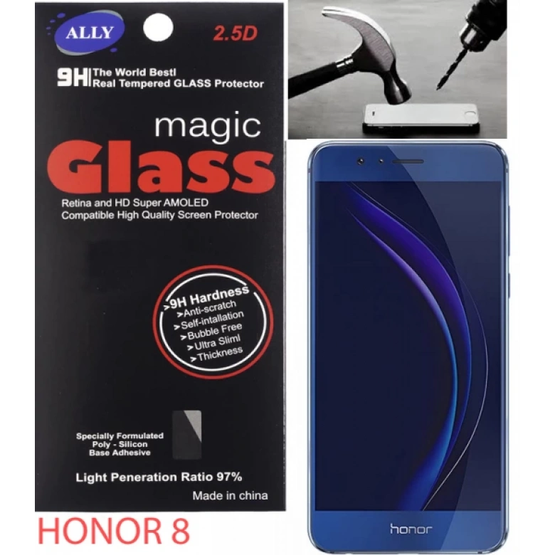 Huawei Honr 8 Tempered Kırılmaz Cam Ekran Koruyucu