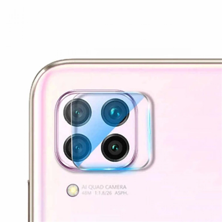 Huawei P40 Lite Tempered Cam Kamera Koruyucu