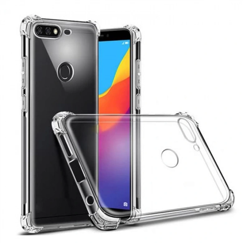 Huawei Y7 2018 Anti-Drop Darbe Emici Silikon Kılıf