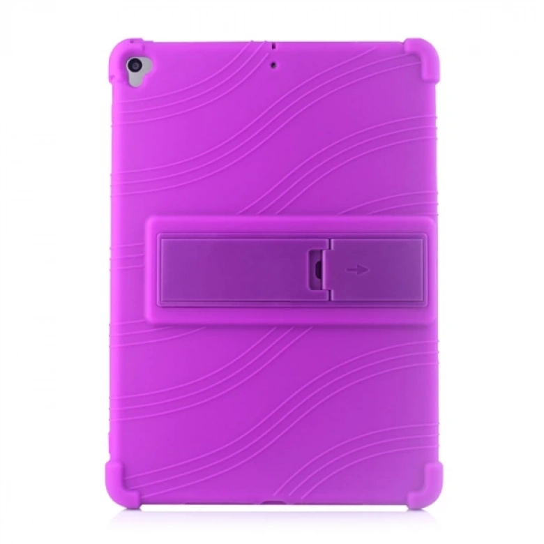 İPad 7 10.2 inch- İPad Air 3 10.5 inch Kılıf Standlı Darbe Emici Silikon Kılıf