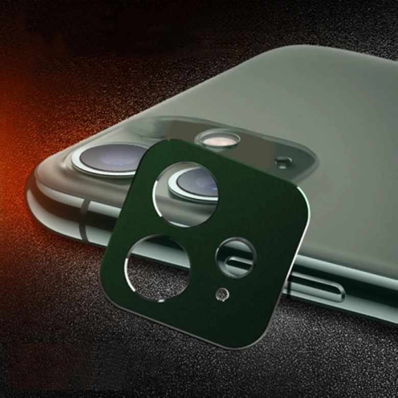 iPhone 11 6.1 3D Metal Kamera Koruyucu Metal Lens